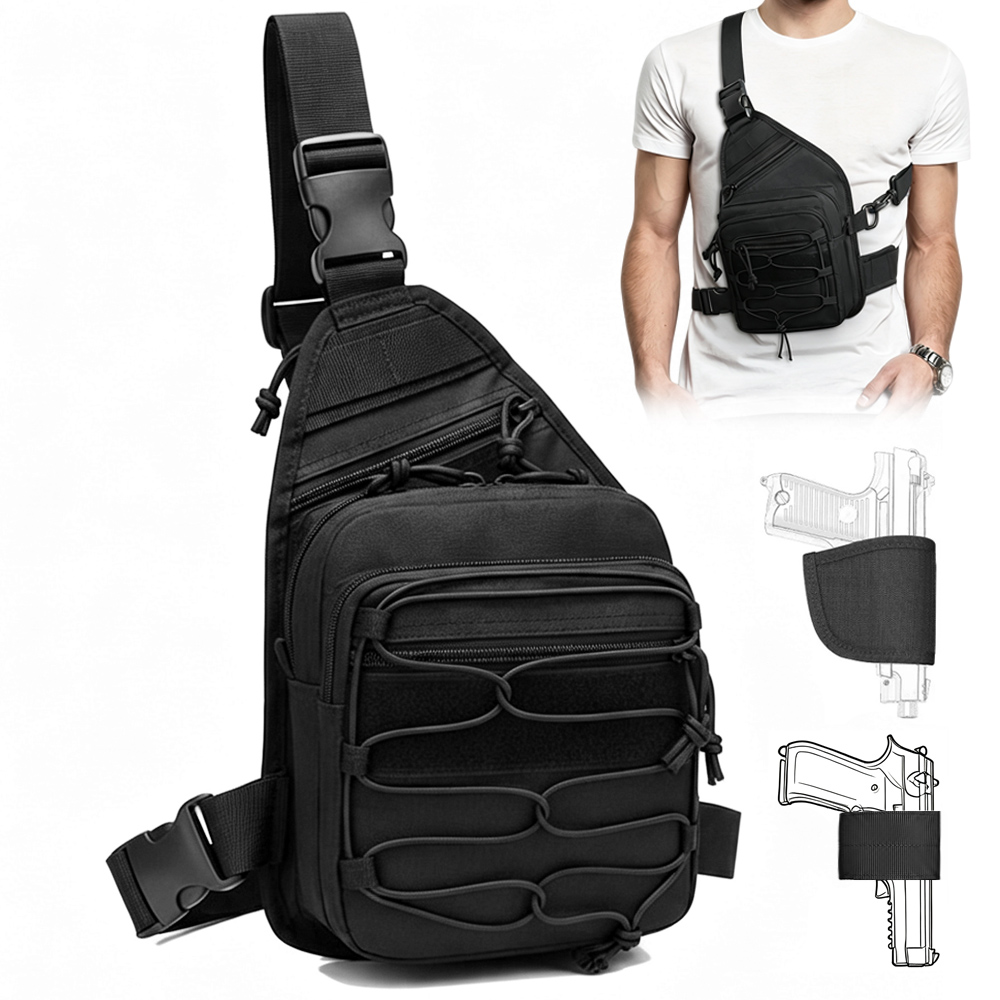 Edc Carry Gun - Taktische Pistolen-Aufbewahrungstasche, Verdeckte Tragetasche für Pistolen