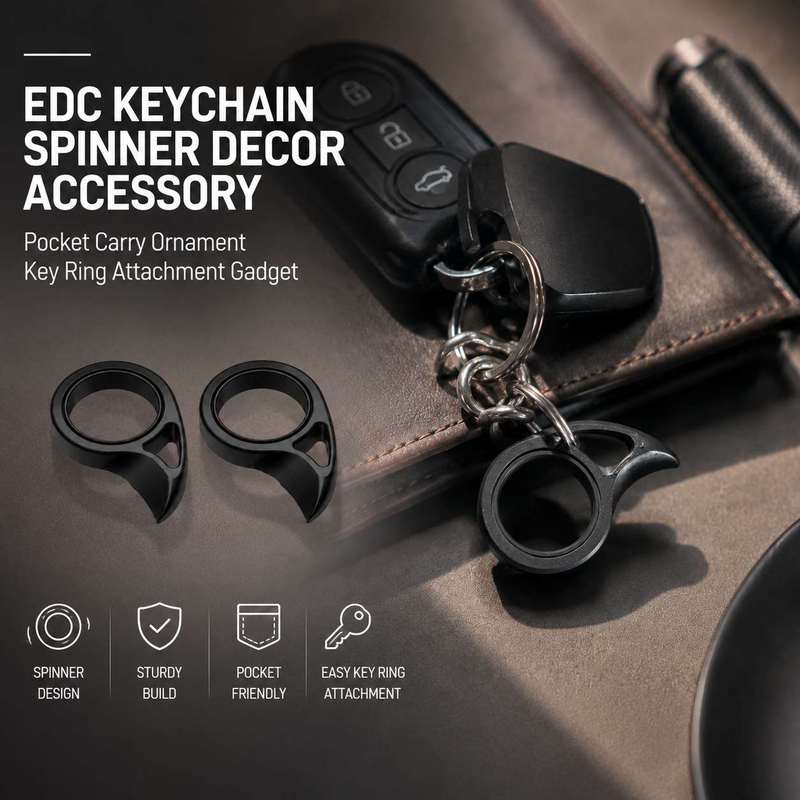Edc Carry Accessories - EDC Schlüsselanhänger Spinner Deko-Accessoire Taschen-Ornament Schlüsselring-Anhänger