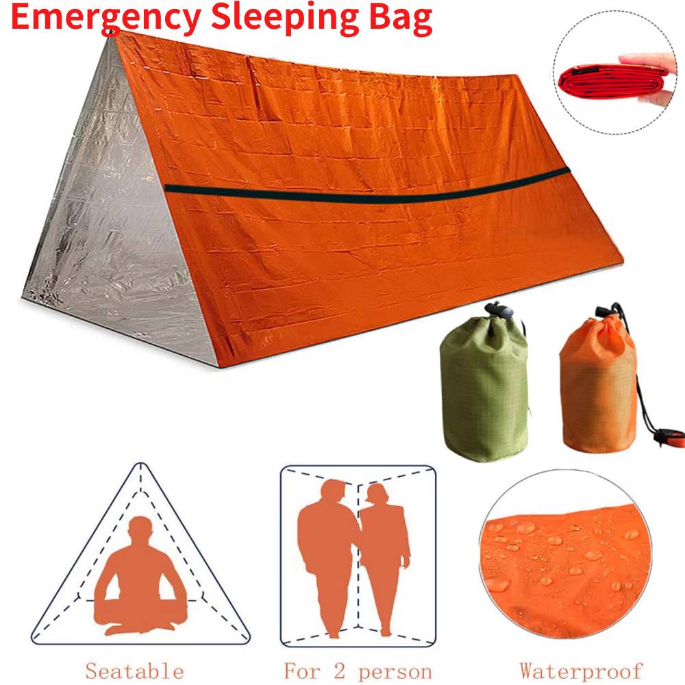 Edc Able Carry - Tragbare Wasserdichte Notfall Überleben Schlafsack Outdoor