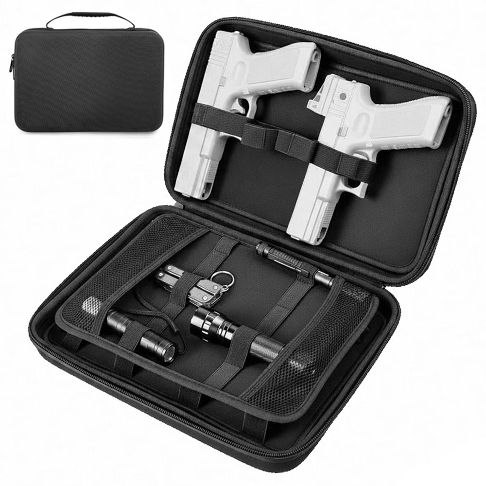 Edc Carry Gun - Taktische Pistolen-Tasche Doppel-Pistolenaufbewahrungstasche Verdeckte Tragetasche für