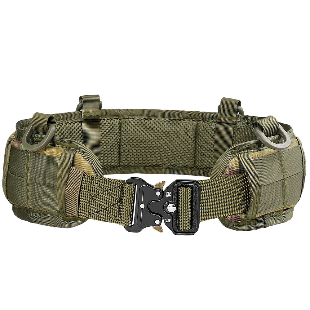 Edc Concealed Carry Belt - Taktischer Nylon-Gürtel mit Schnellverschluss, Metallschnalle, Outdoor-Militär-Sportgürtel