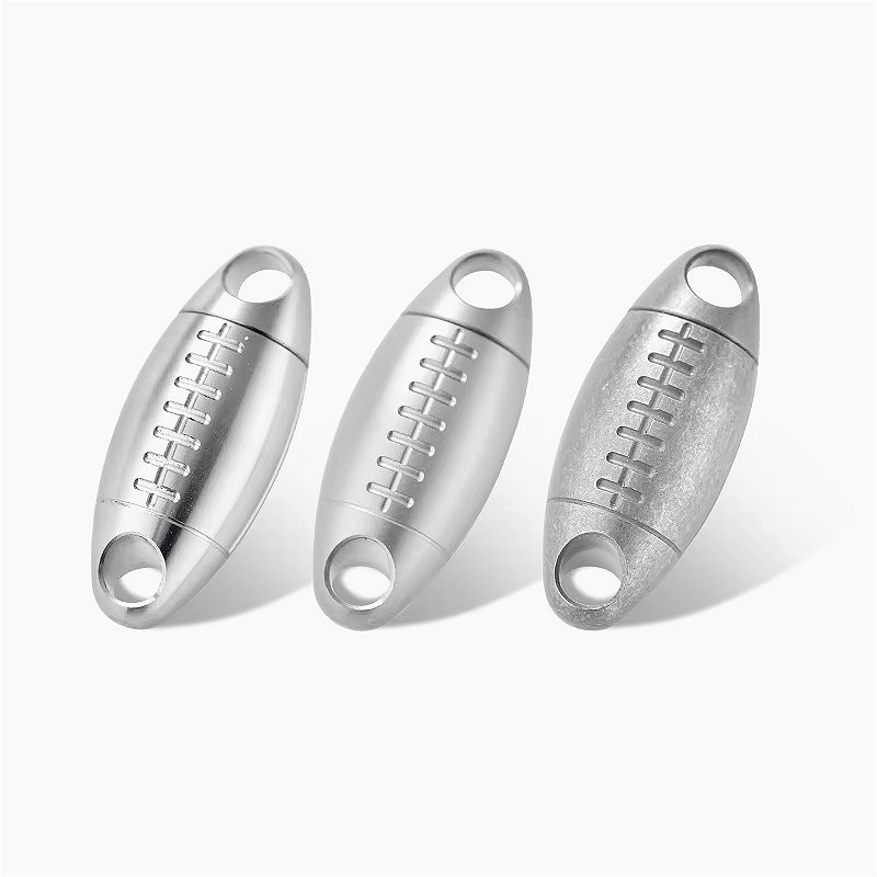 Edc Carry Accessories - Titanium Rugby-förmiger Schlüsselanhänger Hohe Härte Leichtgewicht