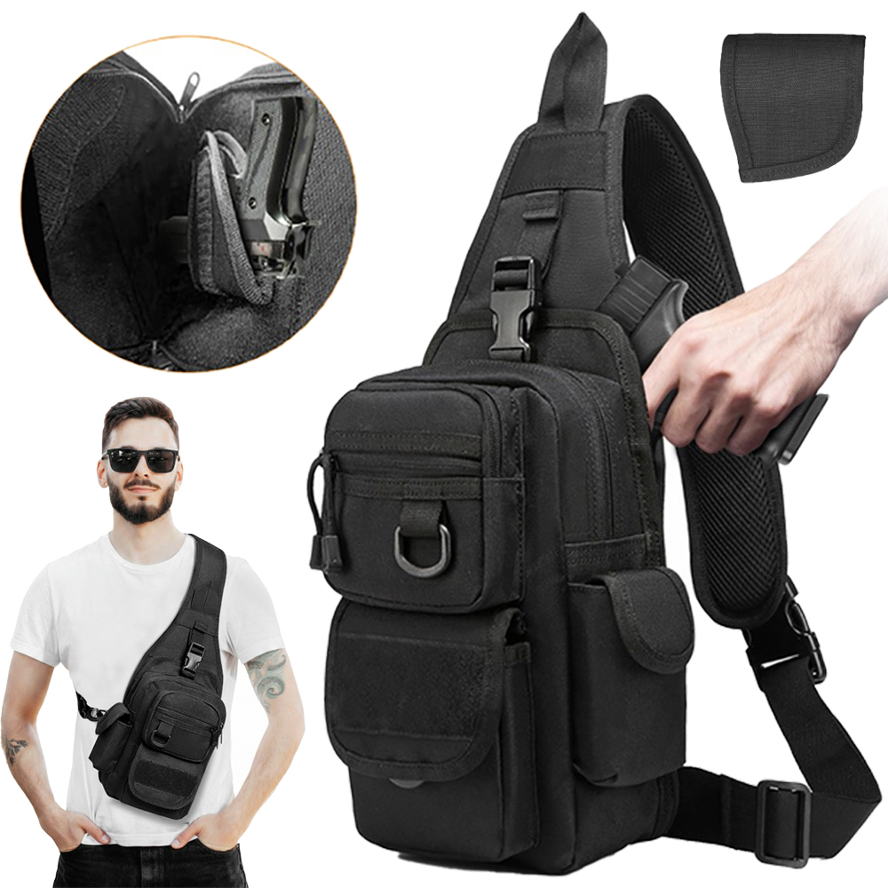 Edc Carry Gun - Taktische Pistolen-Tasche Verdeckte Waffentragetasche Crossbody Sling