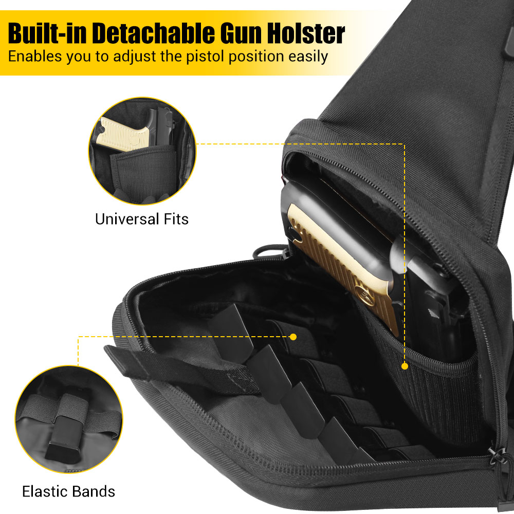 Taktische Pistolen-Tasche Verd – Edc Concealed Carry Sling Bag Bewertung und Preis