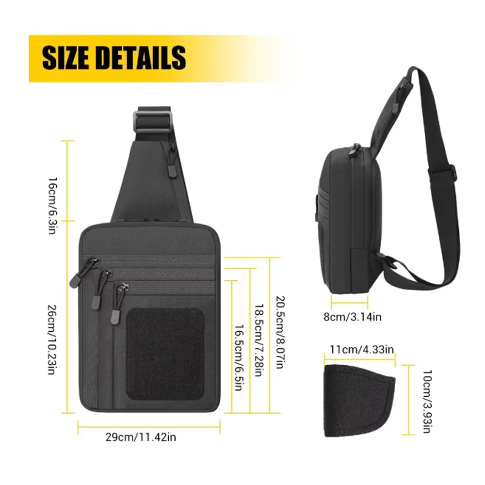 Taktische Pistolenholster für  – Edc Concealed Carry Sling Bag Bewertung und Preis