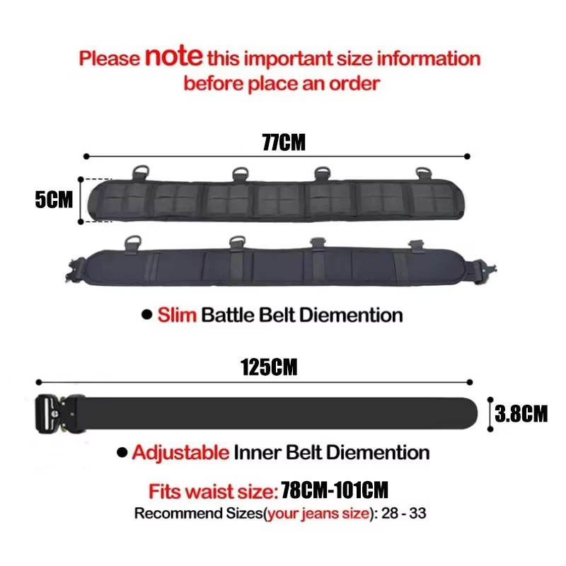 Taktischer Nylon-Gürtel mit Sc – Edc Concealed Carry Belt Bewertung und Preis