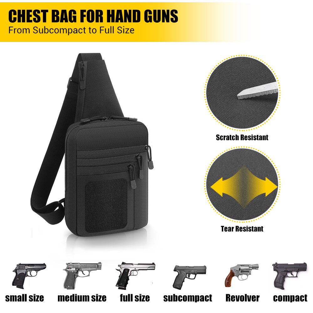 Taktische Pistolen-Tasche Verd – Edc Concealed Carry Sling Bag Bewertung und Preis